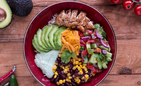 Cali–Mex Bowl - California Avocados