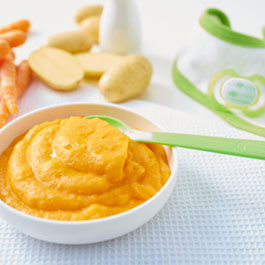 Carrot potato purée