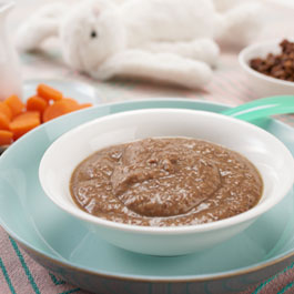 Lentil carrot purée