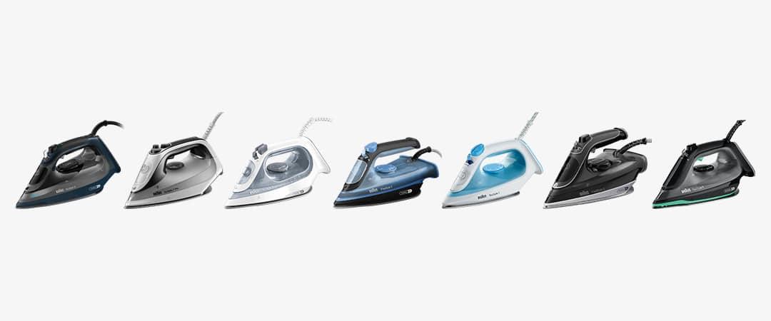 Braun Steam irons range