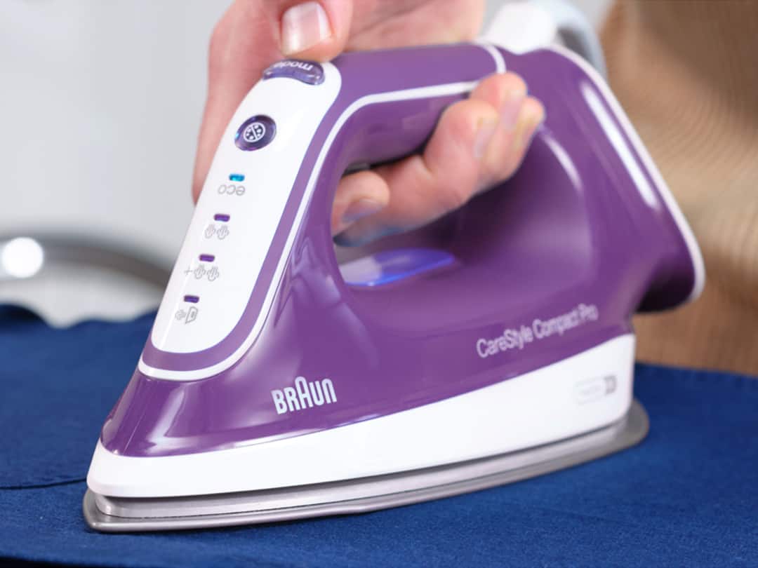 Use the Eco-Mode when ironing