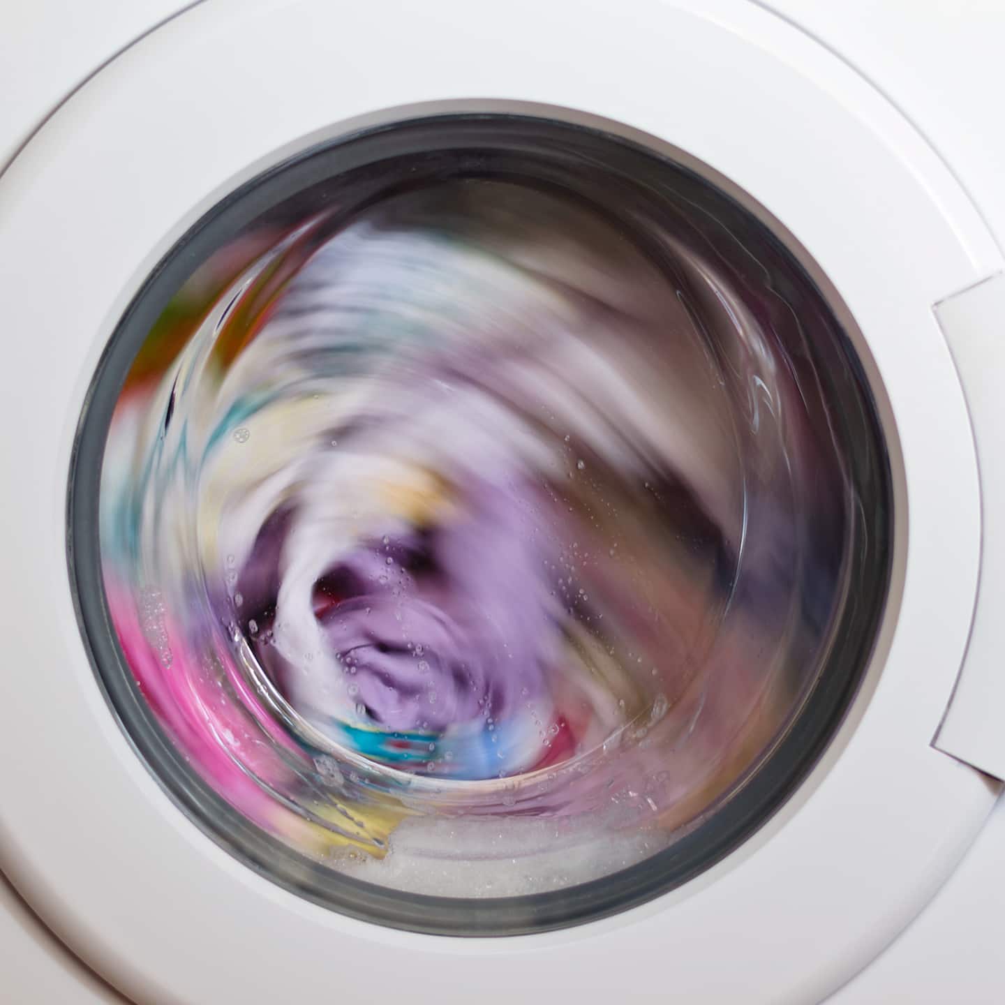 Spin it right round: High spin speeds in washing machines.