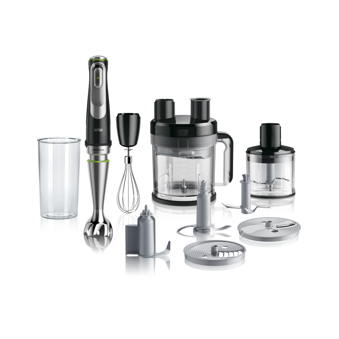 Braun MultiQuick 9 Hand blender with multiple attachements.