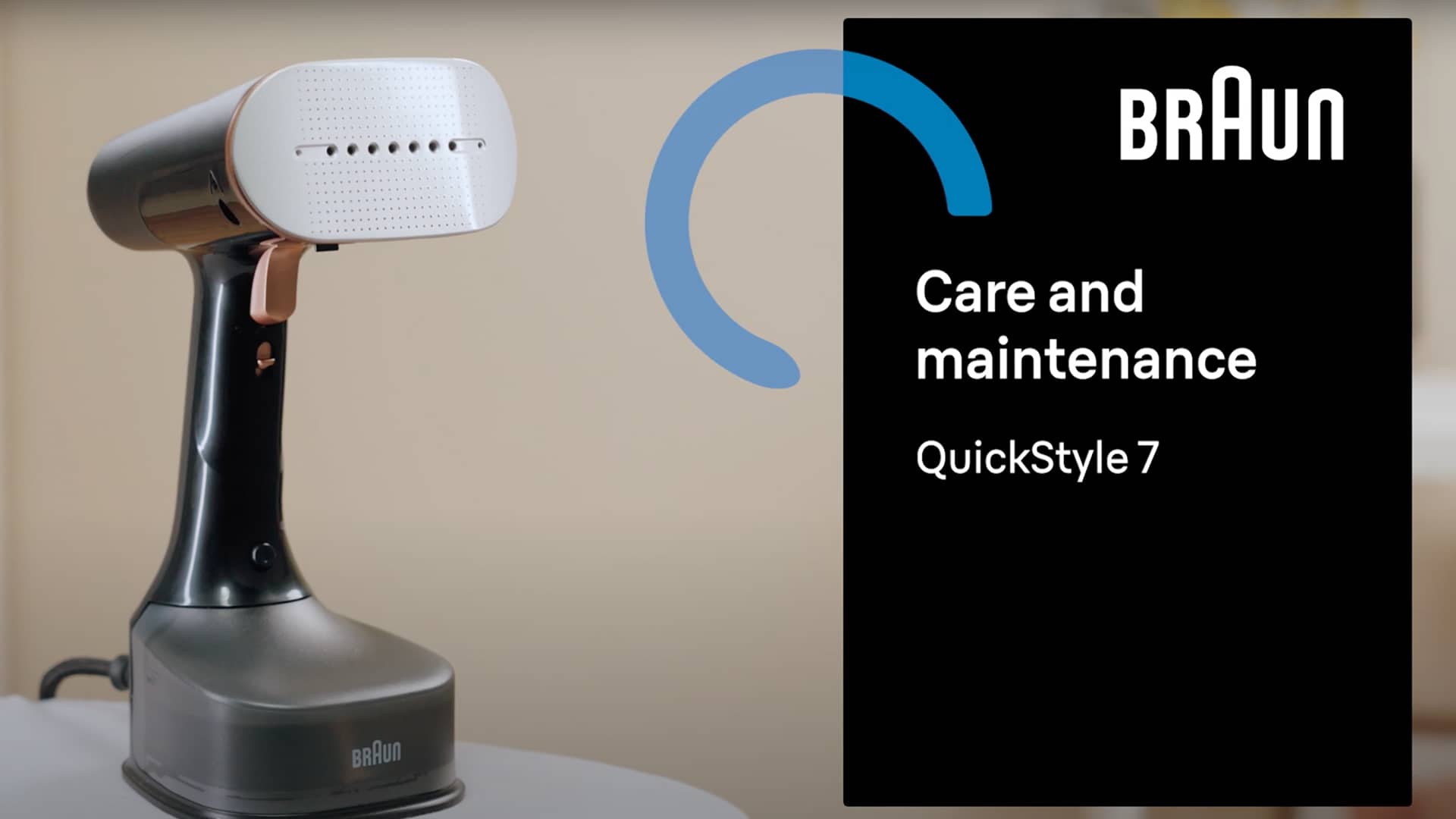 Braun QuickStyle 7 - Care and maintenance