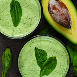 Avocado mango smoothie